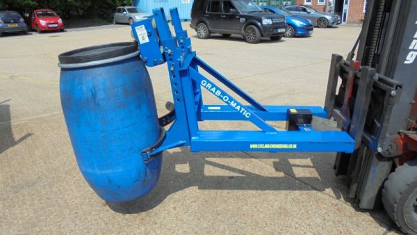 Handling Plastic Drums Use Our Plastic Drum Forklift Attachments